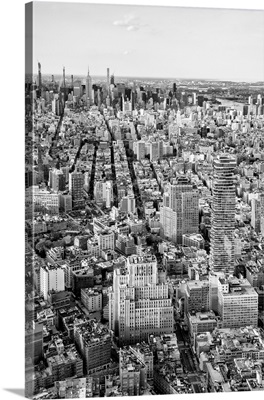 Black And White Manhattan Collection - Seen From Above