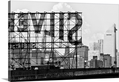 Black And White Manhattan Collection - Silver Sign