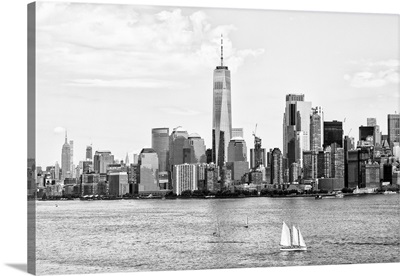 Black And White Manhattan Collection - Skyscrapers Skyline