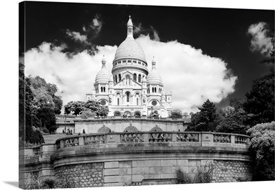 Black And White Montmartre Collection - The Sacre-Coeur Basilica