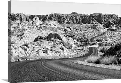 Black And White Nevada Collection - Valley Of Fire State Park