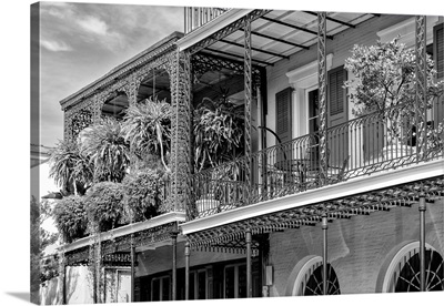 Black And White NOLA Collection - The Most Famous Balcony