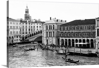 Black Venice - Rialto Bridge
