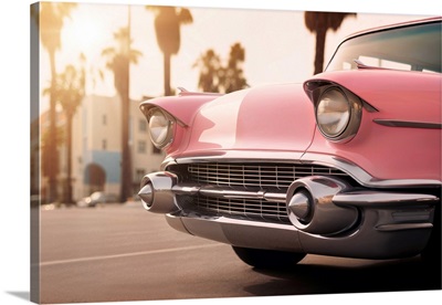 California Dreaming - Venice Pink Retro Car