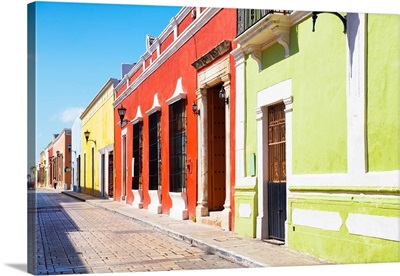 Color Street in Campeche