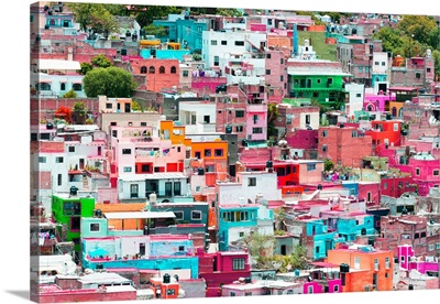 Colorful Cityscape XIV, Guanajuato