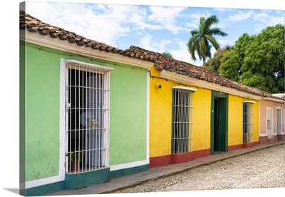 Cuba Fuerte Collection - Colorful Street Scene in Trinidad