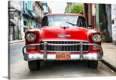 Cuba Fuerte Collection - Detail on Red Classic Chevrolet