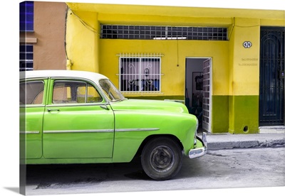 Cuba Fuerte Collection - Vintage Green Car of Havana