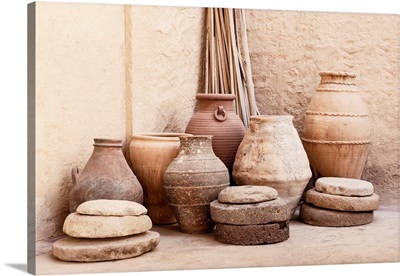 Desert Home - Antique Pots And Jars