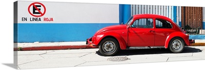 En Linea Roja Red VW Beetle Car