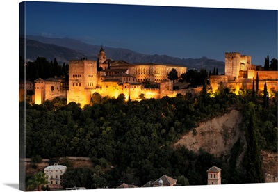 Made in Spain Collection - The Beautiful Alhambra at Night