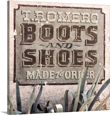 Made in Spain Square Collection - Boots and Shoes Sign
