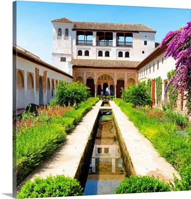 Made in Spain Square Collection - The Palacio de Generalife of the Alhambra