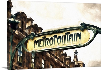 Metropolitain, Paris Painting Series