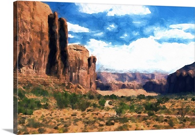 Monument Valley II, Wild West Painting Series