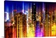 image thumbnail of New York City skyline lit up at night, with a layered effect creating a feeling of movement.