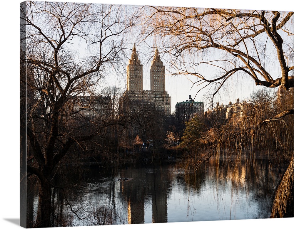 Photograph of the Eldorado building seen from Central Park, New York city.