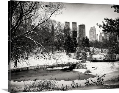 New York City - Central Park under snow