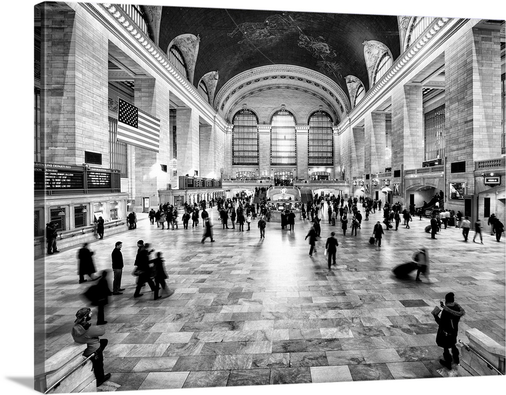 A photograph of New York city's Grand Central Station.