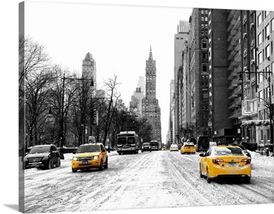 New York City - Manhattan under snow