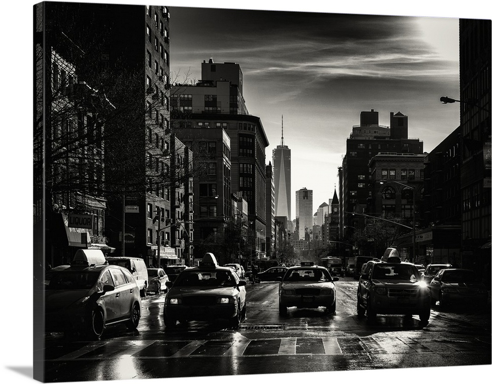 New York City - Yellow Taxis Wall Art, Canvas Prints, Framed Prints ...