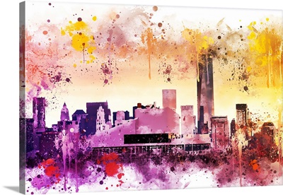 NYC Watercolor Collection - At the Top