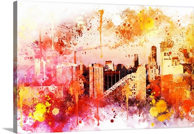 NYC Watercolor Collection - End of the day