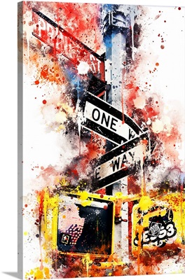 NYC Watercolor Collection - One Way