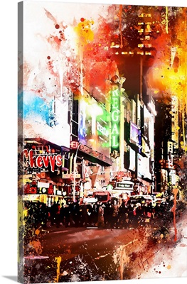 NYC Watercolor Collection - Pedestrian Pathway
