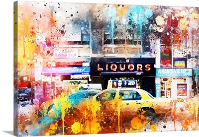 NYC Watercolor Collection - Urban Taxi