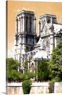 Paris Notre Dame Cathedral, Paris Painting Series