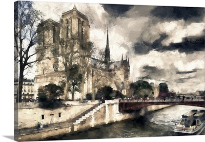 Paris Notre Dame  , Paris Painting Series