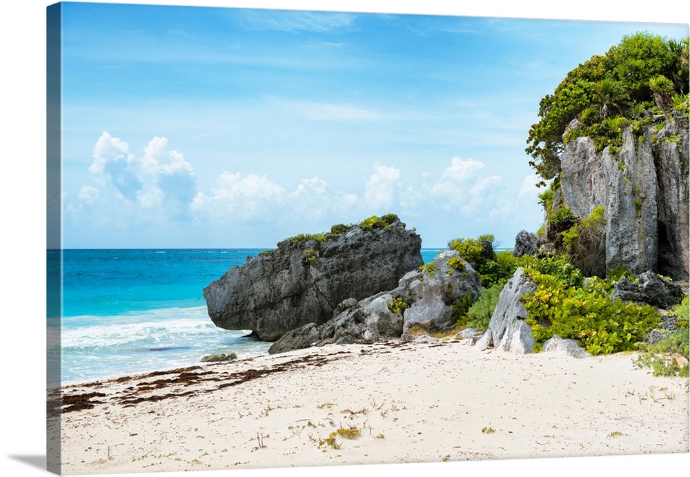 Photograph of the Riviera Maya in Tulum, Mexico. From the Viva Mexico Collection.
