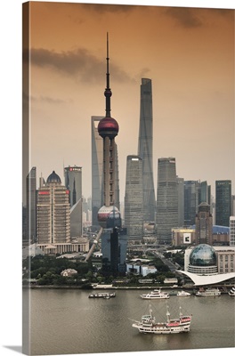 Shanghai Skyline with Oriental Pearl Tower