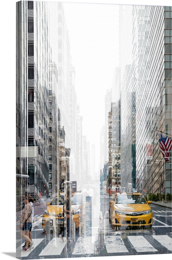 New York and its symbolic architecture, the numerous urban perspectives and the surprising white luminosity have been natu...