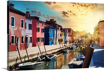 Venetian Sunlight - End Of The Day In Burano