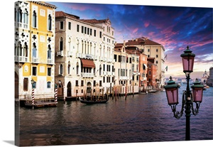 Venetian Sunlight - Grand Canal Lamp Post image thumbnail