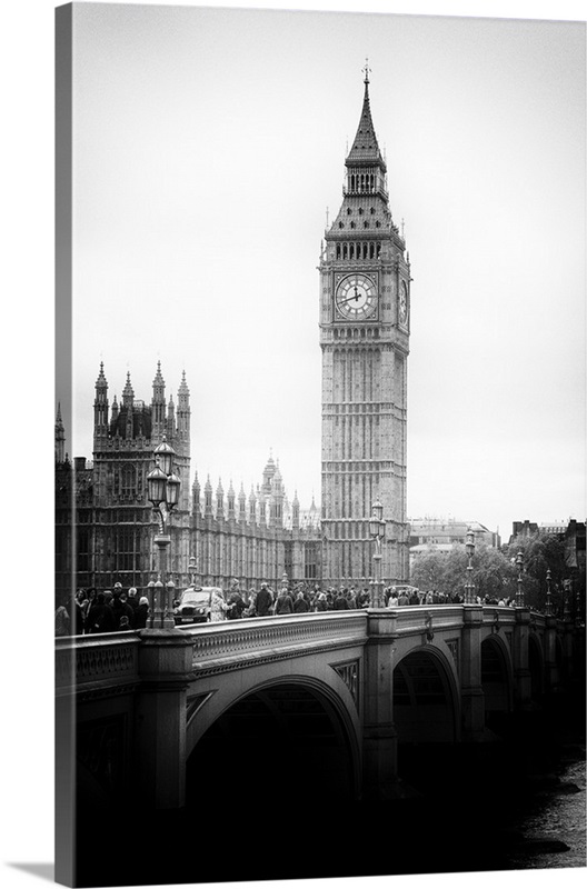 View of Big Ben from across the Westminster Bridge, London | Great Big ...