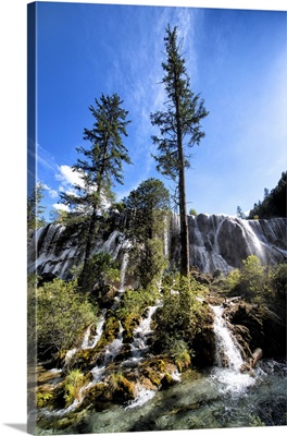 Waterfalls in the Jiuzhaigou National Park