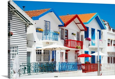 Welcome to Portugal Collection - White Beach Houses in Costa Nova