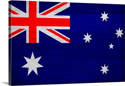 Wood Australia Flag, Flags Of The World Series