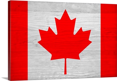 Wood Canada Flag, Flags Of The World Series