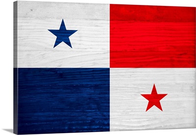 Wood Panama Flag, Flags Of The World Series