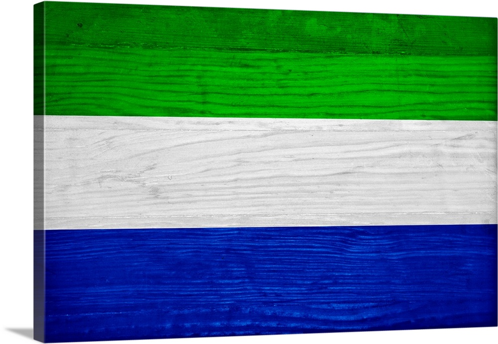 Flags of the world with a wood grain texture.