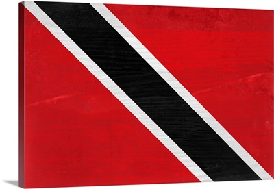 Wood Trinidad And Tobago Flag, Flags Of The World Series