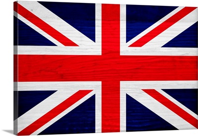 Wood United Kingdom Flag, Flags Of The World Series