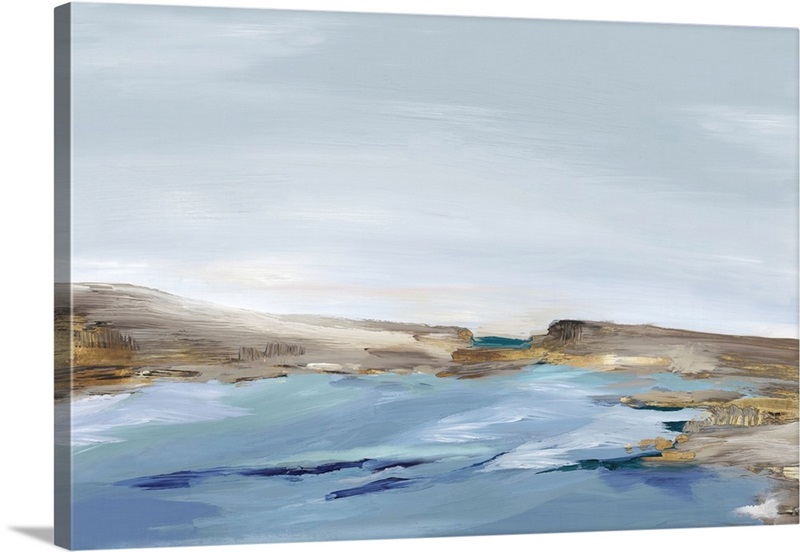 Blue Coastal View | Great Big Canvas