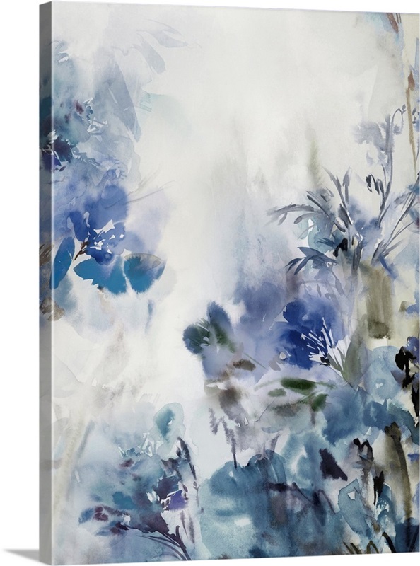 Blue Flowers I | Great Big Canvas