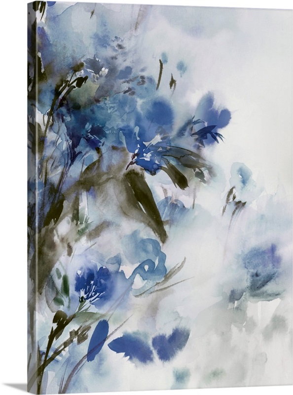 Blue Flowers II | Great Big Canvas